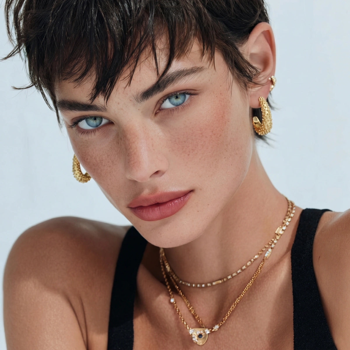 Aros Crecientes Texturizados | MID jewelry