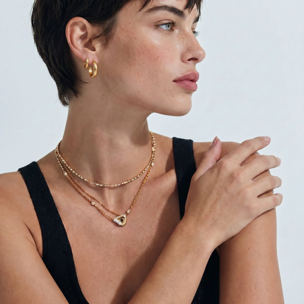 Conjunto de Pendientes Golden Hour | MID jewelry