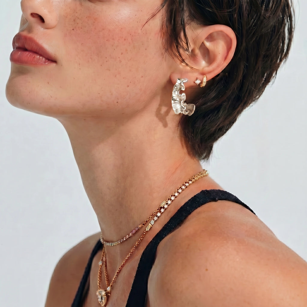 Aros Ola Ripple | MID jewelry