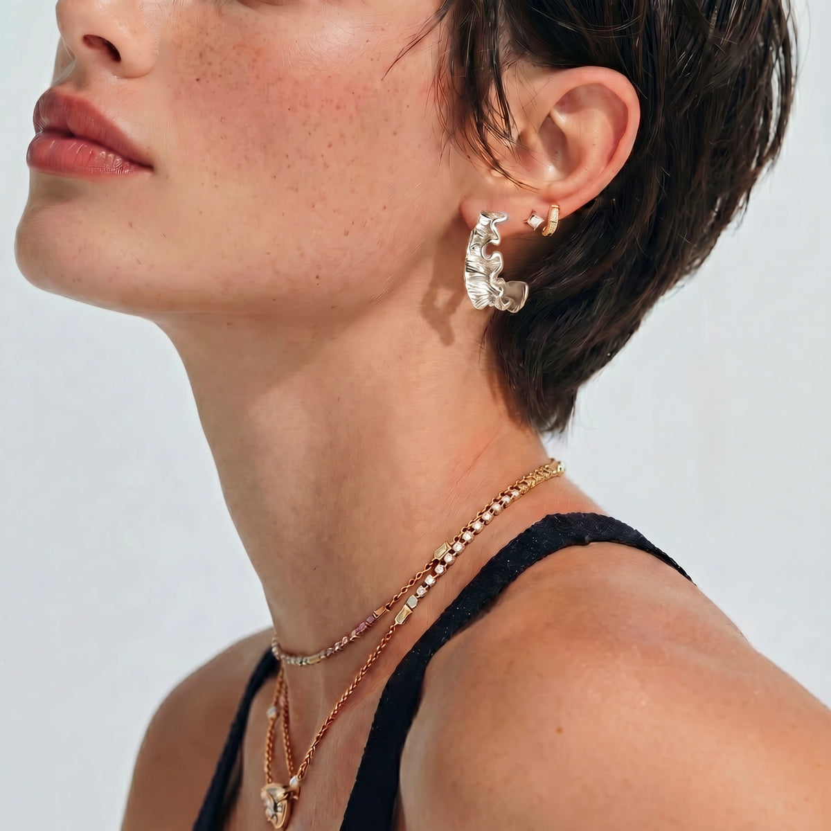 Aros Ola Ripple | MID jewelry